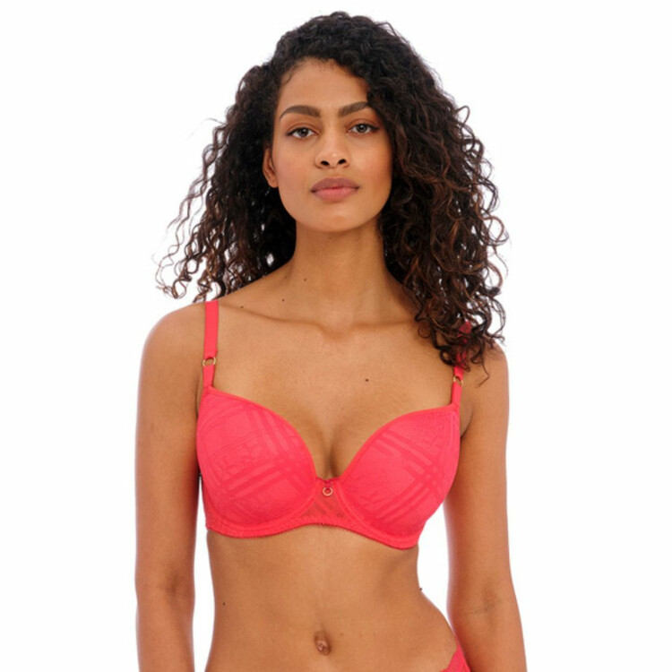 AA401431CRD Podprsenka FREYA FATALE UW MOULDED PLUNGE T-SHIRT BRA CHILLI RED