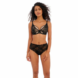 AA401452NOR Kalhotky FREYA FATALE HIGH WAIST BRIEF NOIR