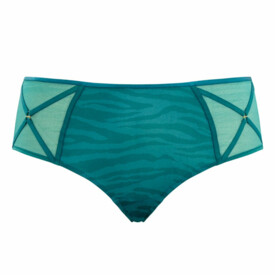 SC9694TAL Kalhotky SCULPTRESSE DIONNE MIDI BRIEF TEAL ANIMAL