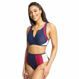 SW1602ORD Plavky vrchní díl PANACHE LIMITLESS BALCONY CROP TOP BIKINI ORCHID