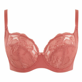 PA10341GRE Podprsenka PANACHE ROCHA LOW FRONT BALCONNET BRA GARNET ROSE