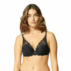 SP12Z347015BLK Podprsenka SIMONE PÉRÈLE REVE TRIANGLE PUSH UP BRA BLACK