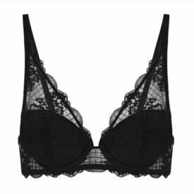 SP12Z347015BLK Podprsenka SIMONE PÉRÈLE REVE TRIANGLE PUSH UP BRA BLACK