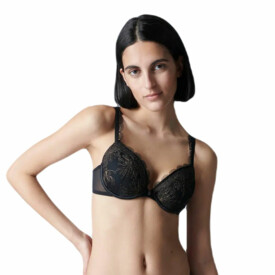 SP1A2340305SYH Podprsenka SIMONE PÉRÈLE SINGULIERE TRIANGLE PUSH UP BRA BLACK