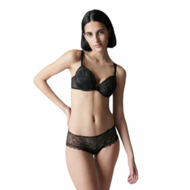 SP1A2340305SYH Podprsenka SIMONE PÉRÈLE SINGULIERE TRIANGLE PUSH UP BRA BLACK