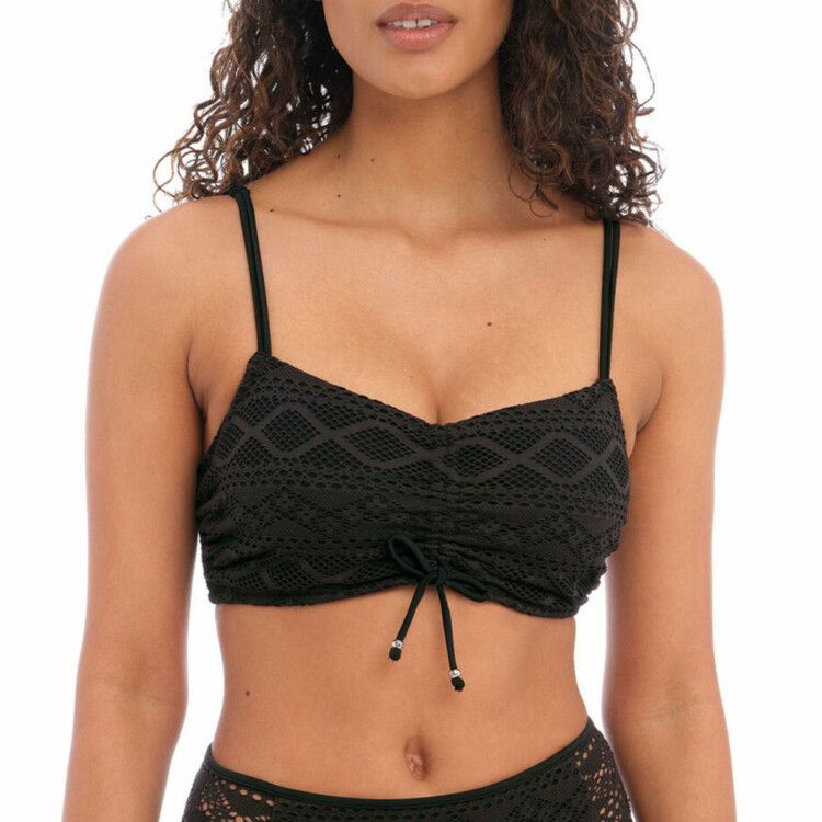 AS4000BLK Plavky vrchní díl FREYA SUNDANCE UW BRALETTE BIKINI TOP BLACK