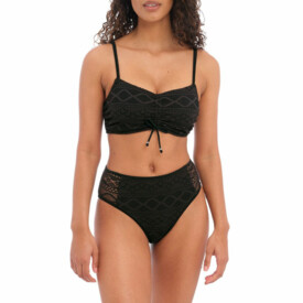 AS4000BLK Plavky vrchní díl FREYA SUNDANCE UW BRALETTE BIKINI TOP BLACK