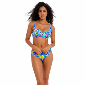 AS204303MUI Plavky vrchní díl FREYA SWIM GARDEN DISCO UW SWEETHEART BIKINI TOP MULTI