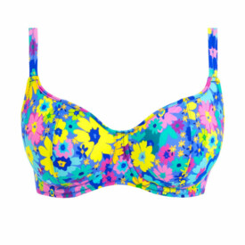 AS204303MUI Plavky vrchní díl FREYA SWIM GARDEN DISCO UW SWEETHEART BIKINI TOP MULTI