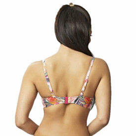 SW1632PTL Plavky vrchní díl PANACHE PARADISE BALCONY BIKINI TOP PINK TROPICAL