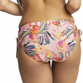 SW1636PTL Plavky spodní díl PANACHE SWIM PARADISE DRAWSIDE PANT PINK TROPICAL