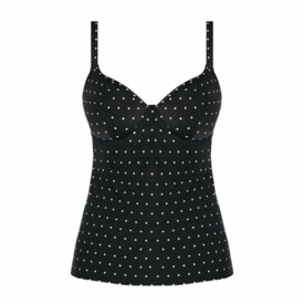 AS7238BLK Plavky vrchní díl FREYA SWIM JEWEL COVE UW TANKINI TOP BLACK