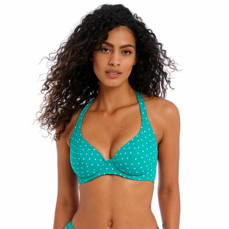 AS7232MAR Plavky vrchní díl FREYA SWIM JEWEL COVE UW HALTER BIKINI TOP MARINE