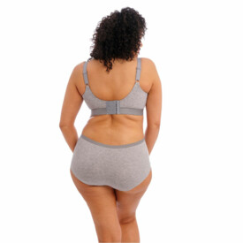 EL301417GYL Podprsenka ELOMI DOWNTIME NON WIRED BRALETTE GREY MARL