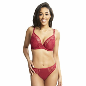 PA10646RUY Podprsenka PANACHE YASMIN NON PADDED PLUNGE BRA RUBY