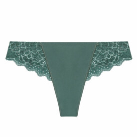 SP12A710651BGN Kalhotky SIMONE PÉRÈLE CARESSE TANGA BOREAL GREEN