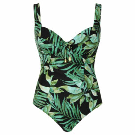 SW1640PPT Plavky jednodílné PANACHE SWIM BALI BALCONNET SWIMSUIT PALM PRIN