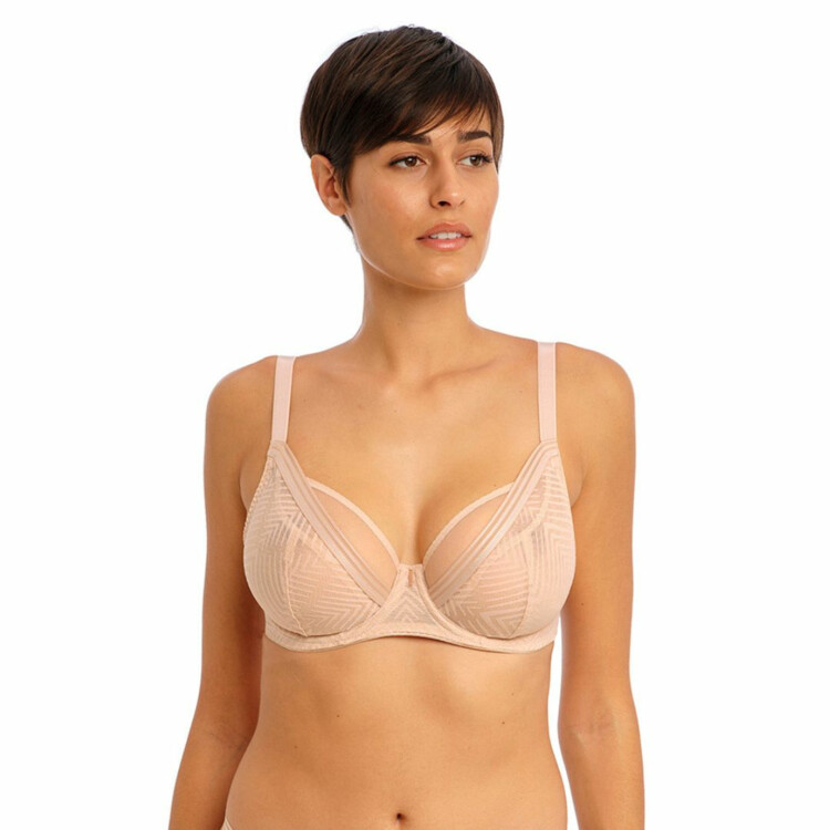 AA401121NAE Podprsenka FREYA TAILORED UW HIGH APEX PLUNGE BRA NATUARL BEIGE