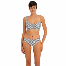 AS7231SBL Plavky vrchní díl FREYA SWIM JEWEL COVE SWEETHEARTH BIKINY TOP STRIPE BLACK