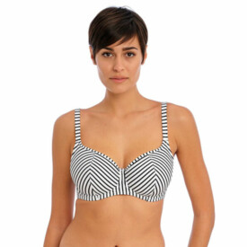 AS7231SBL Plavky vrchní díl FREYA SWIM JEWEL COVE SWEETHEARTH BIKINY TOP STRIPE BLACK