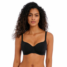 AS7231PLK Plavky vrchní díl FREYA SWIM JEWEL COVE SWEETHEARTH BIKINY TOP PLAIN BLACK