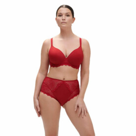 SP12A316435TRD Podprsenka SIMONE PÉRÈLE CARESSE 3D SPACER SHAPED UNDERWIRED BRA TANGO RED