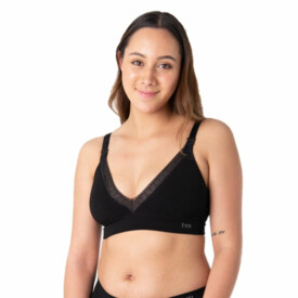 HMCPBRBLK Podprsenka HOTMILK CARESS SEAMFREE BAMBOO MULTIFIT NURSING BRA BLACK