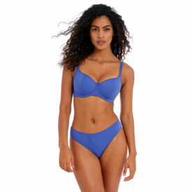 AS7231PLE Plavky vrchní díl FREYA SWIM JEWEL COVE SWEETHEART BIKINY TOP PLAIN AZURE