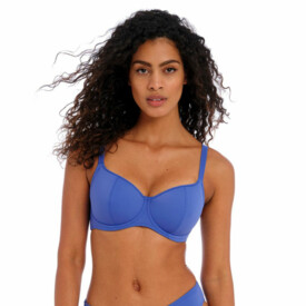 AS7231PLE Plavky vrchní díl FREYA SWIM JEWEL COVE SWEETHEART BIKINY TOP PLAIN AZURE