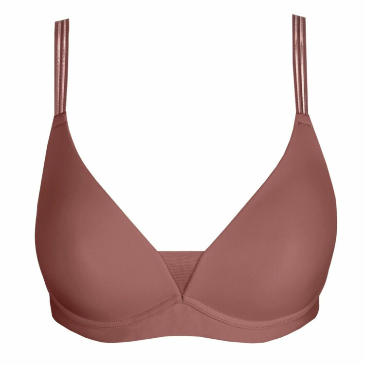 MJ0122094SAT Podprsenka MARIE JO LOUIE FULL CUP WIRELESS SATIN TAUPE