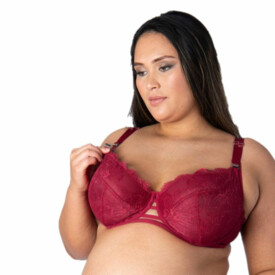 HMTLFPRE Podprsenka HOTMILK TRUE LUXE NURSING FULL CUP BRA PERSIAN ROSE