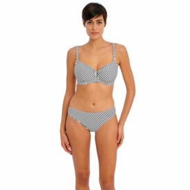 AS7234SBL Plavky spodní díl FREYA SWIM JEWEL COVE BIKINY BRIEF STRIPE BLACK