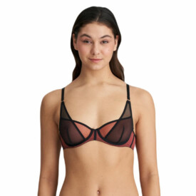 MJ0122321ITB Podprsenka MARIE JO FEZZ WIRE BRA ITALIAN BROWN