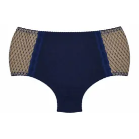 Kalhotky COMEXIM TANZANIT HIGH WAIST NAVY BLUE