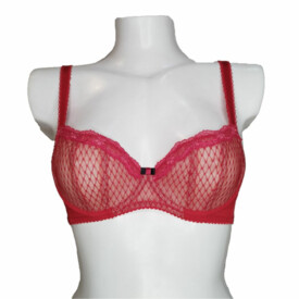 CX0041215RED Podprsenka COMEXIM SISI SOFT HALF CUP BRA RED