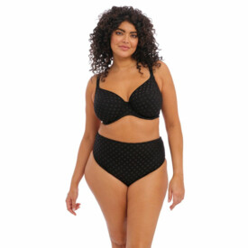 ES800672BLK Plavky spodní díl ELOMI SWIM BAZARUTO MID RISE BIKINI BRIEF BLACK