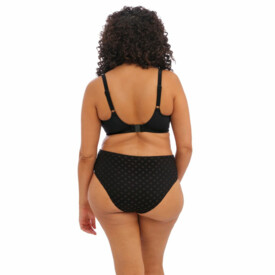 ES800672BLK Plavky spodní díl ELOMI SWIM BAZARUTO MID RISE BIKINI BRIEF BLACK