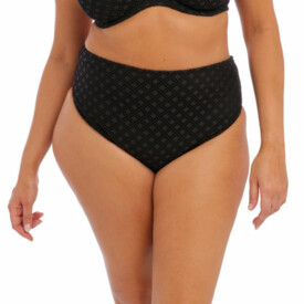 ES800672BLK Plavky spodní díl ELOMI SWIM BAZARUTO MID RISE BIKINI BRIEF BLACK