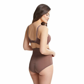 PA7284CHT Kalhotky PANACHE ENVY HIGH WAIST SHAPING BRIEF CHESTNUT