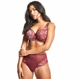 PA10631RRE Podprsenka PANACHE SABRINA HIGH APEX BALCONNET BRA RED ROSE