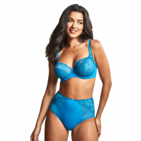 PA10341PBE Podprsenka PANACHE ROCHA LOW FRONT BALCONNET BRA PEACOCK BLUE