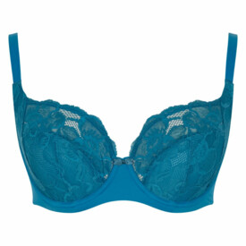 PA10341PBE Podprsenka PANACHE ROCHA LOW FRONT BALCONNET BRA PEACOCK BLUE