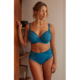 PA10341PBE Podprsenka PANACHE ROCHA LOW FRONT BALCONNET BRA PEACOCK BLUE