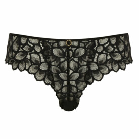 PA10762BLE Kalhotky PANACHE ALLURE BRIEF BLACK/LATTE