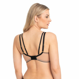 SAROMAA143TAO Podprsenka SAMANTA ROMA A143 SOFT HIGH APEX BRA TATTOO