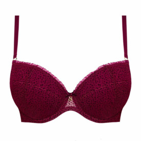 SAVALENA332RUY Podprsenka SAMANTA VALENTINA A332 PUSH UP RUBY