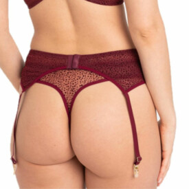 SAVALENF30RUY Podvazkový pás SAMANTA VALENTINA GARTER BELT F30 RUBY