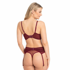 SAVALENF30RUY Podvazkový pás SAMANTA VALENTINA GARTER BELT F30 RUBY