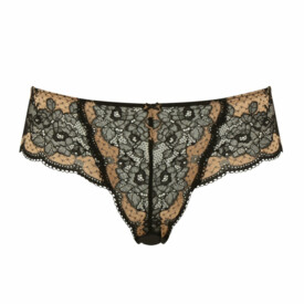 PA7253BVG Kalhotky PANACHE CLARA BRIEF BLACK/VINTAGE GOLD