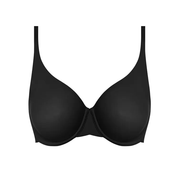 WE601009BLK_WACOAL INES SECRET UW MOULDED NON PADDED BRA BLACK